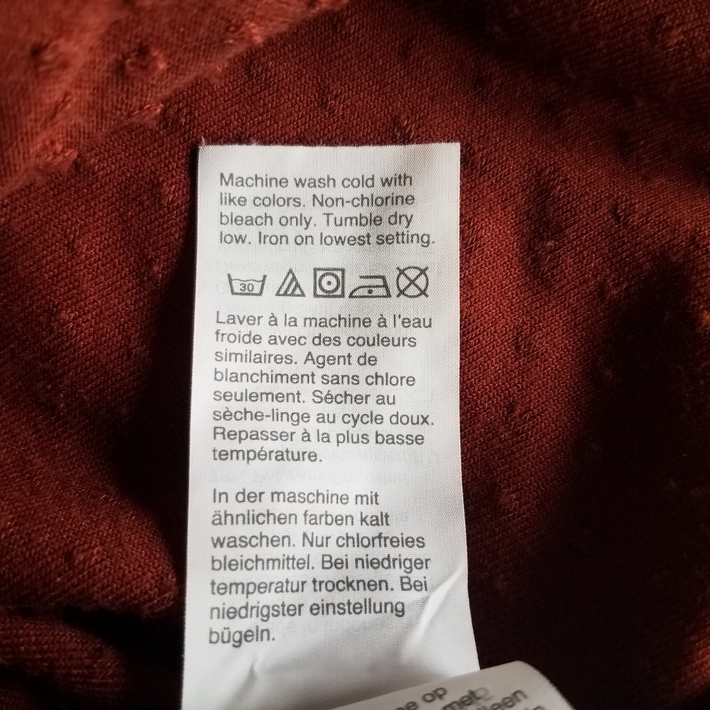 Madewell Texture & Thread Ruffle Top Size Small - Picture 9 of 11